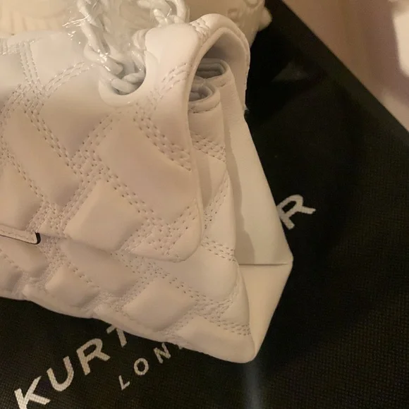 Kurt Geiger London Mini Kensington Drench Leather Shoulder Bag - Picture 10 of 16